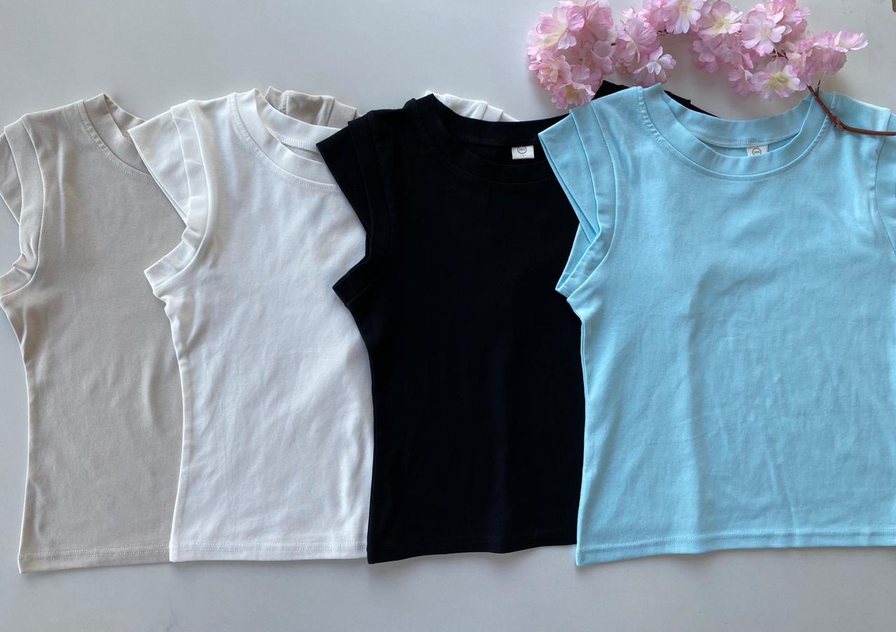 AIRCRAFT SLEEVELESS T.SHIRT-WHITE-F.Z