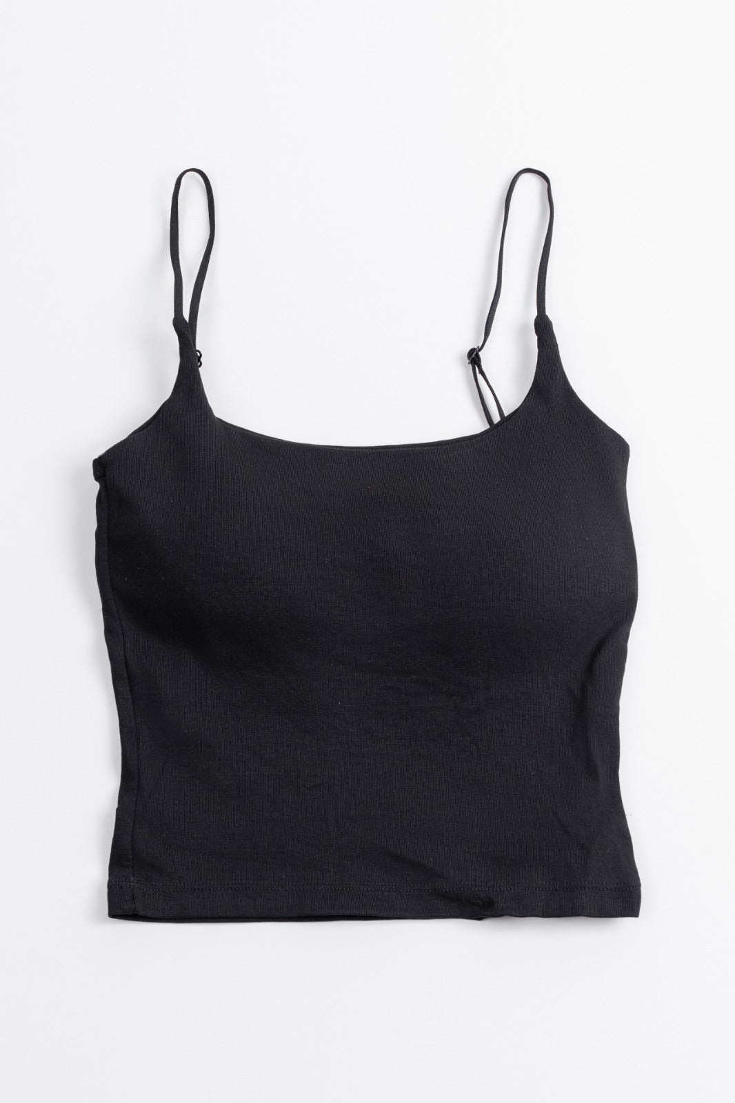 SOLID CROP TOP -BLACK