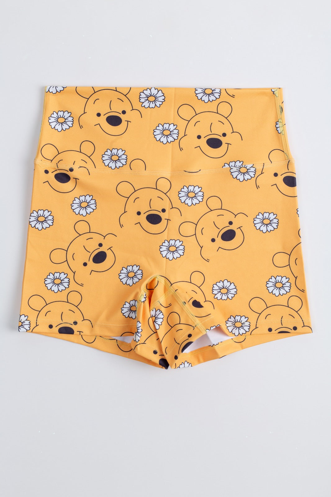 HONEY PRINTED SHORT LEGGIN-YELLOW