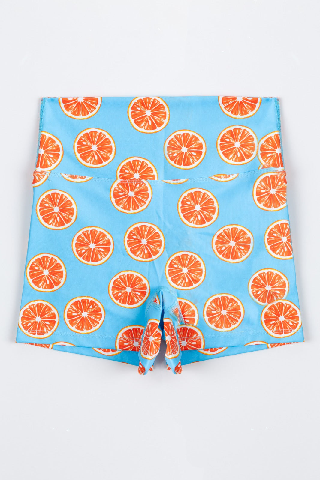 ORANGE PRINTED SHORT LEGGIN-ORANGE