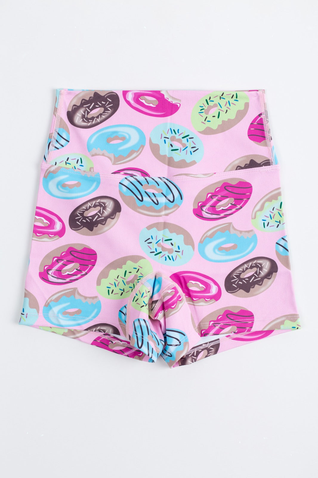 DONUTS PRINTED SHORT LEGGIN-PINK