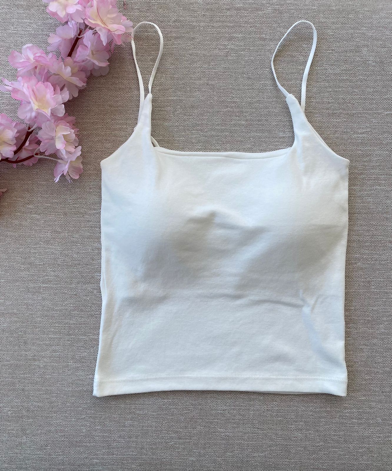 SOLID CROP TOP -WHITE