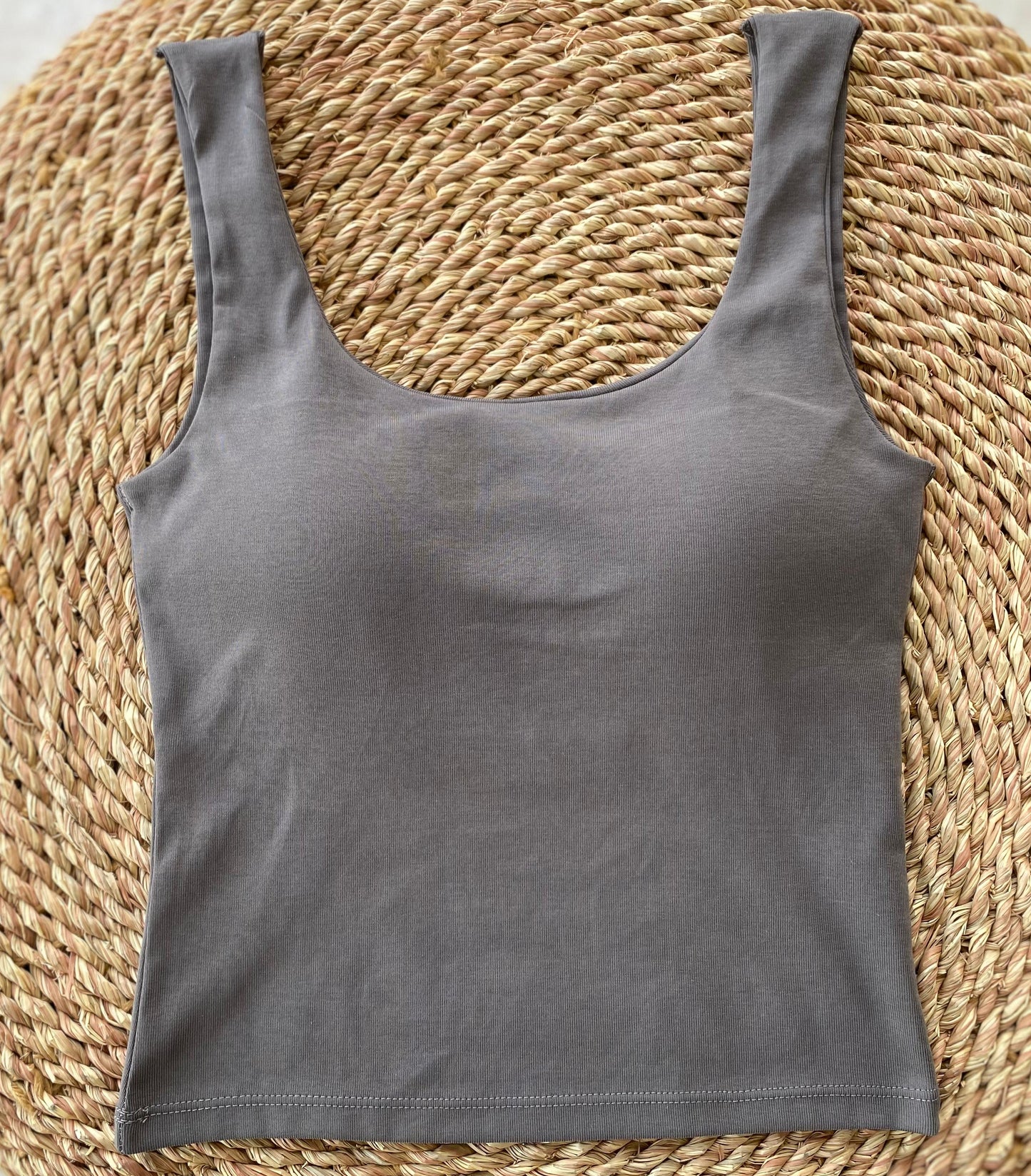 Comfortable Fit Tank Tops -GRAY