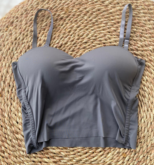 camisole vest-GRAY