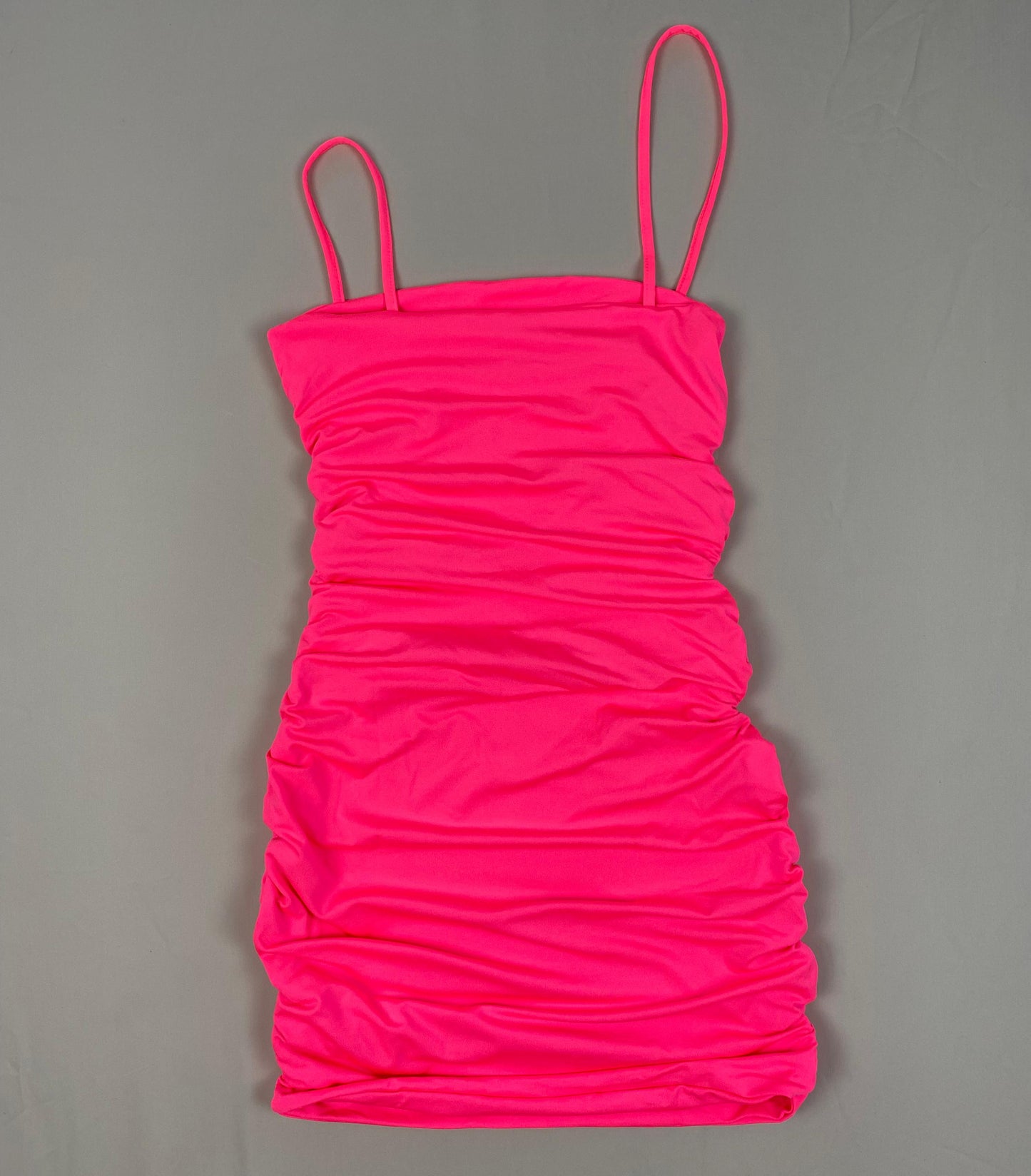 STRAPLESS MINI DRESS-FOSHIA